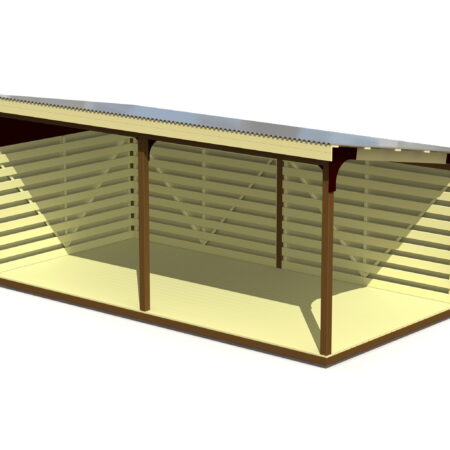 Förråd Ängen 3x6 m med trägolv