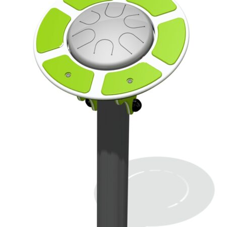 Utomhusinstrument Tungtrumma med aluminiumstolpe