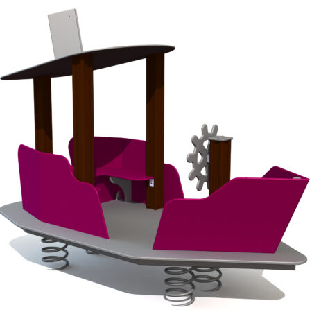 Lekbåt Playboat Uku på fjädrar