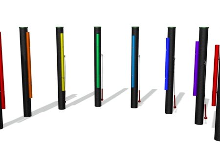 Utomhusinstrument Eco-Multi Chimes 8 delar