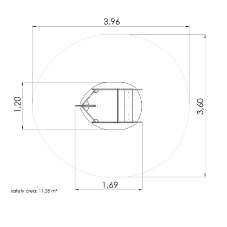 Fjädergungor Svart Svan