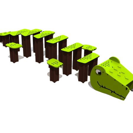 Hinderbana Balanskrokodil