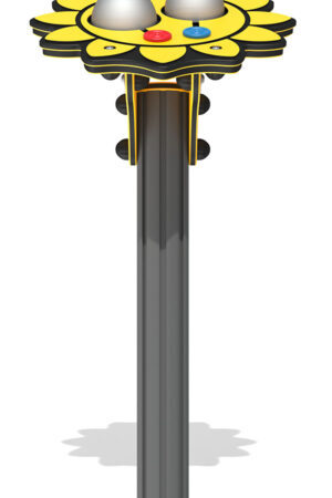 Utomhusinstrument Virtuoso 2 klockblommor med aluminiumstolpe