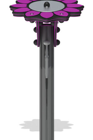 Utomhusinstrument Virtuoso cymbalblomma med aluminiumstolpe