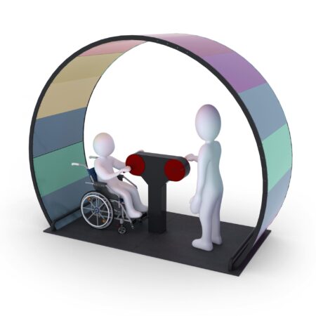 Tillgänglig lek Inkluderande spinnhjul (för barn med funktionsvariationer)