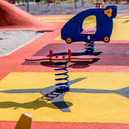 Fjädergunga Gunglek i fjädrar Duo