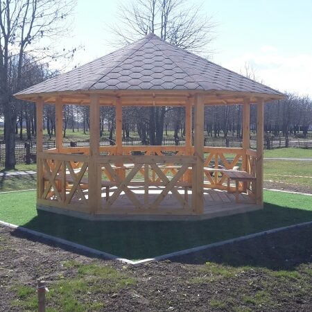 Paviljong Alice 14 m2 Målad