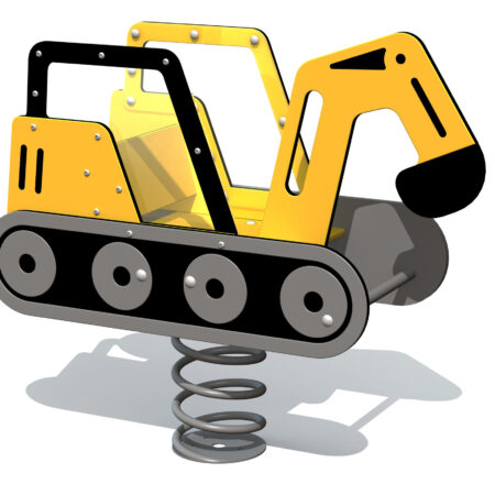 Fjädergunga Fjädersväng Grävmaskin