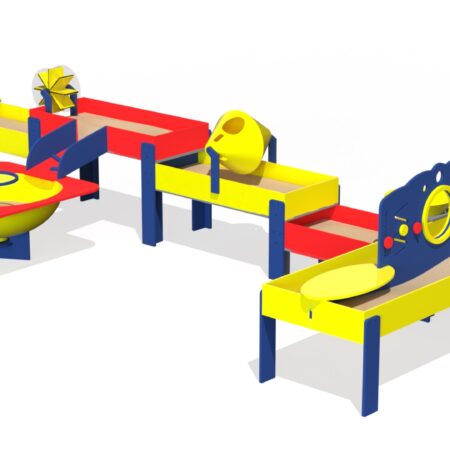 Sand & vattenlek Multiformade sandlådor med spel