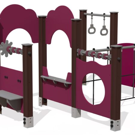 Lekpanel Aktivitetsvägg för småbarn