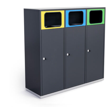 Källsorteringskärl Linum 3x80 L
