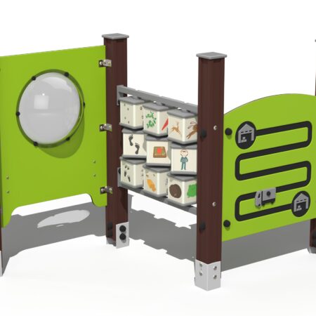 Temalek Aktivitetsväggar Courier Play, Djur, Cockpit