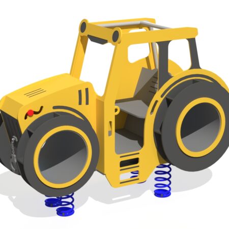 Fjädergunga Fjäderfordon Traktor