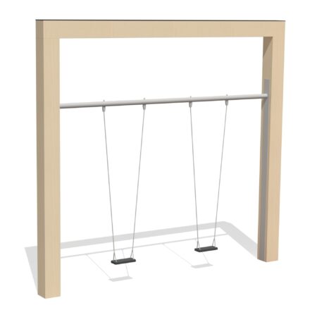 Gunga 2 platser hög (utan säten och beslag)