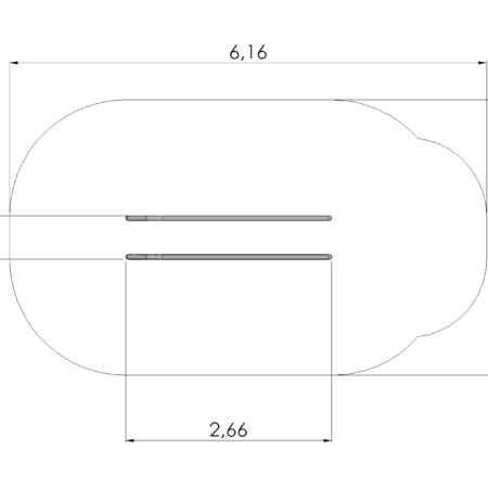 Balans & motorik Glidstolpar på vallar i rostfritt stål (2,30m)