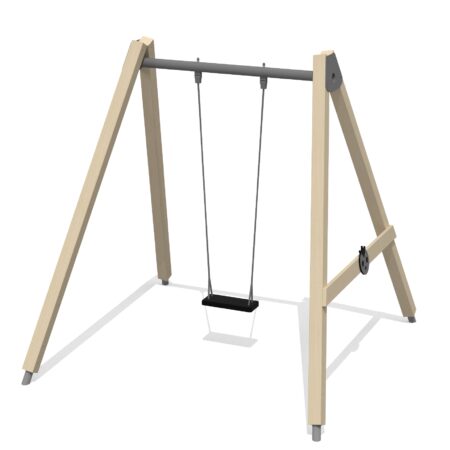 Gungställning Fågelunge 1 plats, stålfästen (utan sits och beslag)