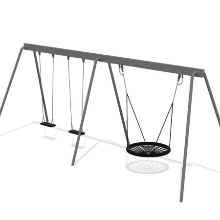 Gungställning Örn 4 platser (utan säten och beslag)