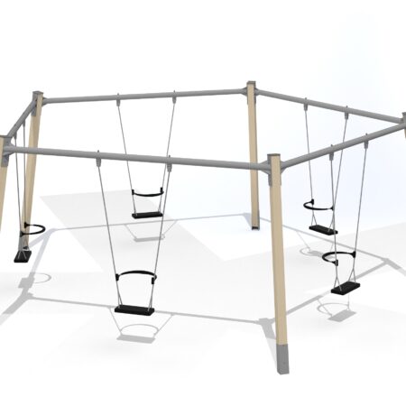 Gungställning Cirkelgunga 5 platser (med sittplatser)