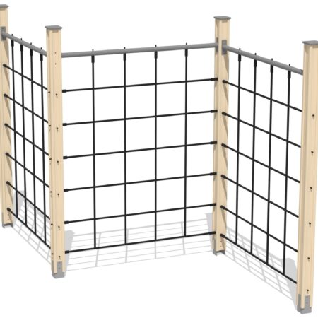 Klätterställning Klätternät, 3 sektioner