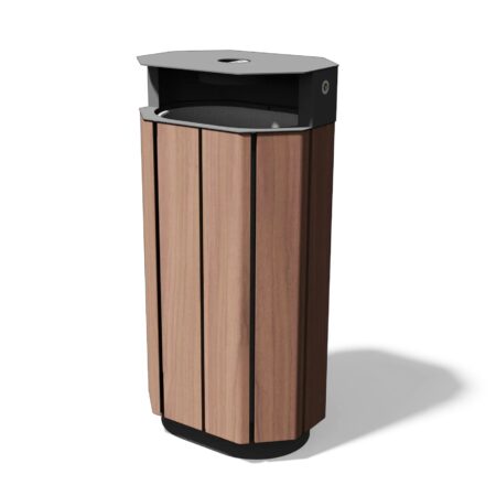 Papperskorg Zonen 61 L med askkopp