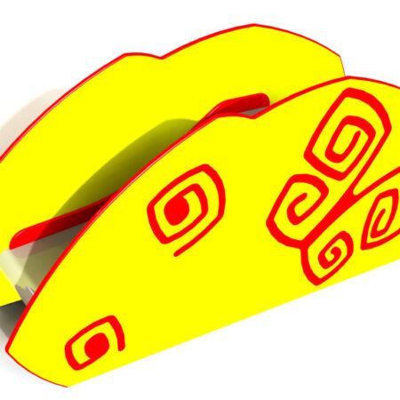 Fristående rutschkana Bäver, HDPE