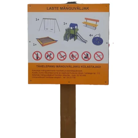 Informationsskylt Wilma 50x50 cm